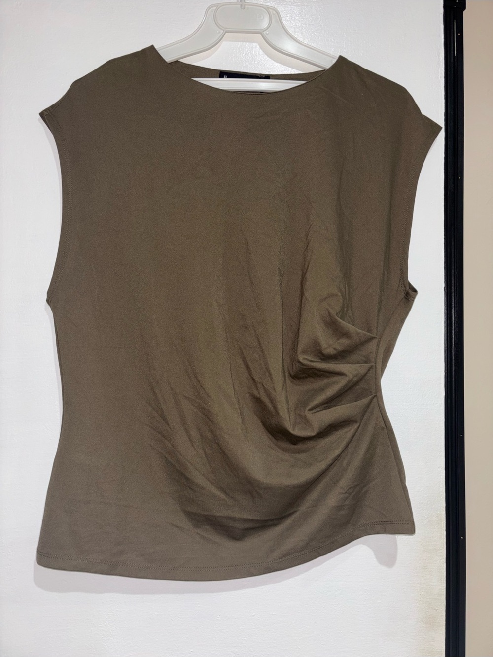 Mango Ruched Side Women's Blouse